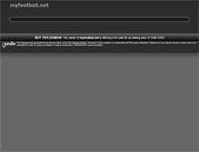 Tablet Screenshot of myfootball.net