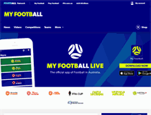 Tablet Screenshot of myfootball.com.au